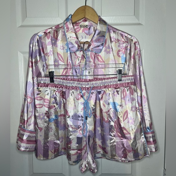 Free People Pillow Talk PJ Set | Women’s Size Large | EUC - Picture 2 of 12